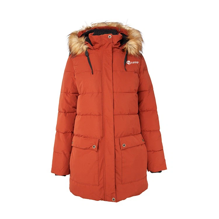 padded coat with fur hood padded coat with fur hood